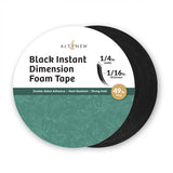 Altenew Black Instant Dimension Foam Tape – 1/16" x 1/4" x 15m postage as per actuals