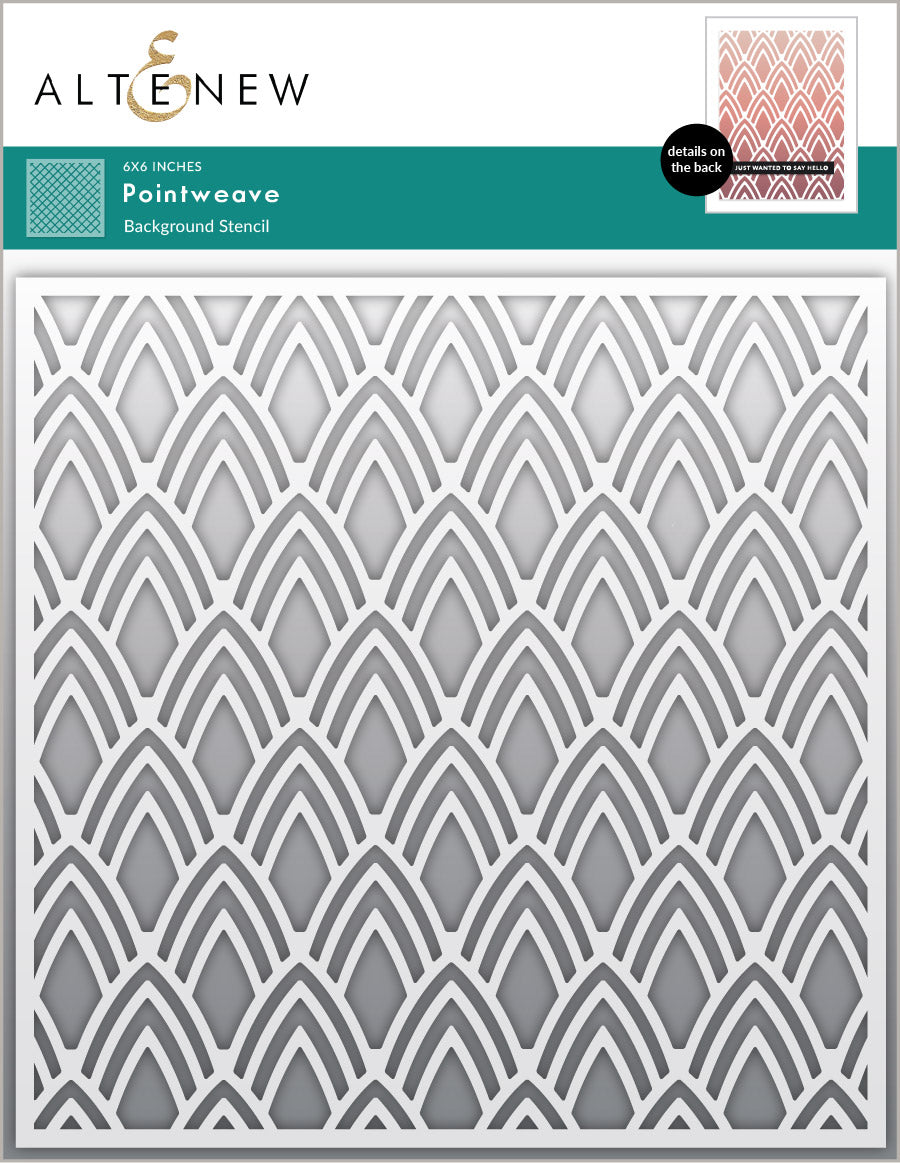 Altenew Pointweave Stencil