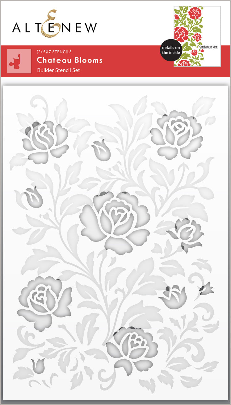 Altenew Chateau Blooms Stencil Set (2 in 1)