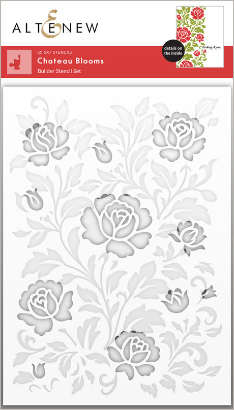 Altenew Chateau Blooms Stencil Set (2 in 1)