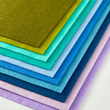 Spellbinders Merino Wool Felt Sheets - Cool Collection