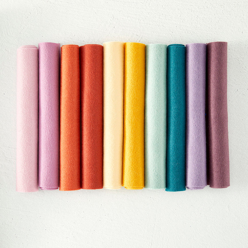 Spellbinders Merino Wool Felt Sheets - Trend Collection