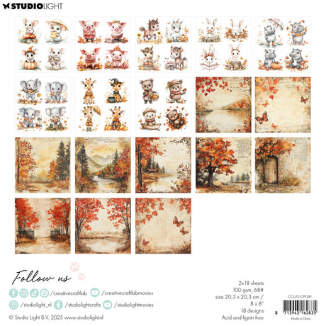 Creative Craftlab Fall in Love Essentials Collage Paper Pad (CCL-ES-CPP381)