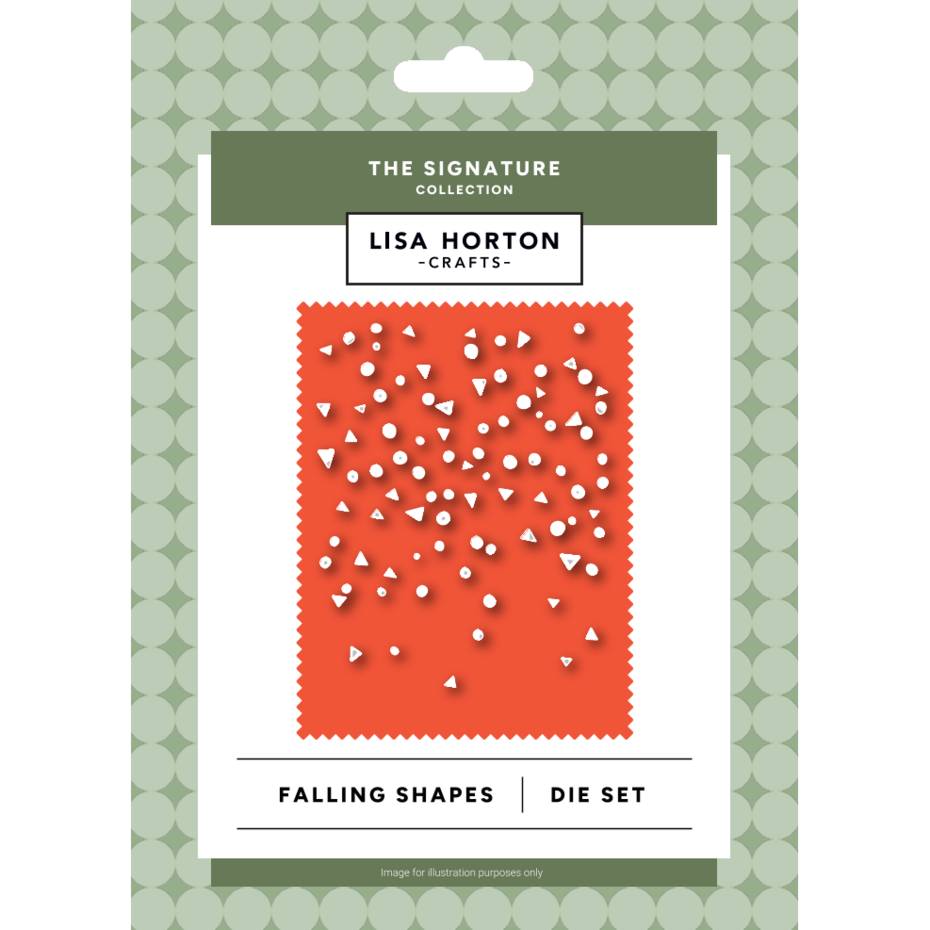 Lisa Horton Crafts The Signature Falling Shapes Craft Dies & stencil Bundle - LHCCD384