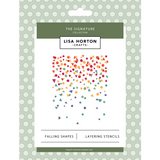 Lisa Horton Crafts The Signature Falling Shapes Craft Dies & stencil Bundle - LHCCD384