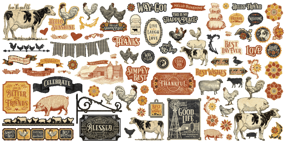 Graphic 45 Farmhouse — Keepsake Edition