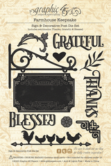 Graphic 45 Farmhouse — Keepsake Kit with Exclusive Metal Die-Set