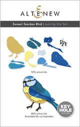 Altenew Sweet Garden Bird Layering Die Set