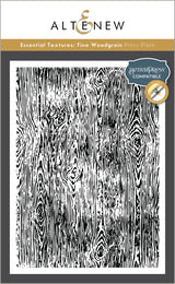 Altenew Essential Textures: Fine Woodgrain Press Plates/Foil Plates
