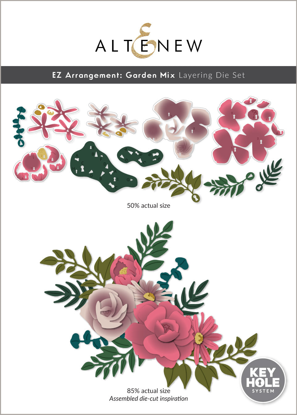 Altenew EZ Arrangement: Garden Mix Layering Die Set - ALT11007
