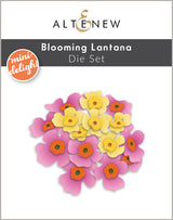 Altenew Mini Delight: Blooming Lantana Stamp & Die Set