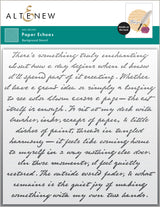 Altenew Paper Echoes Stencil