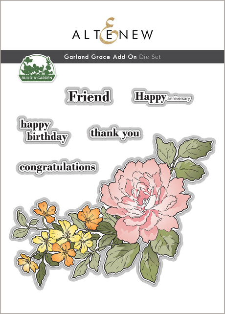 Altenew Build-A-Garden: Garland Grace & Add-on Die Bundle