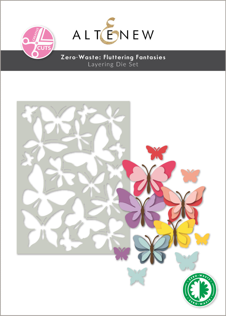 Altenew Creative Cuts: Zero-Waste Fluttering Fantasies Die Set