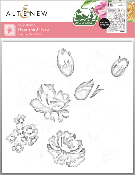 Altenew Build-A-Garden: Flourished Flora & Add-On Die Bundle