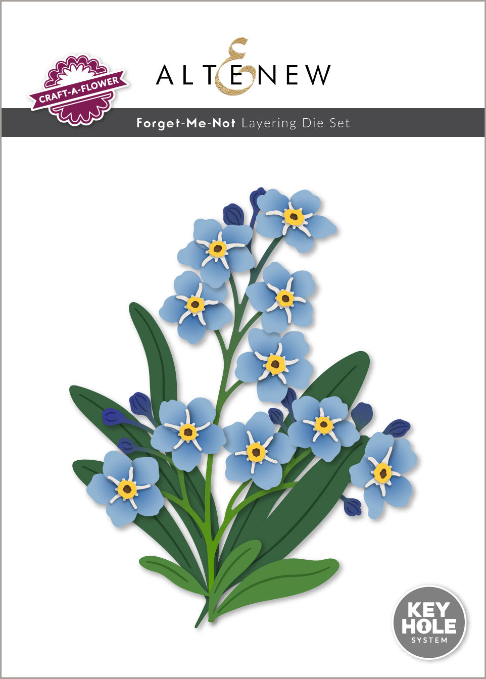 Altenew Craft-A-Flower: Forget-Me-Not Layering Die Set