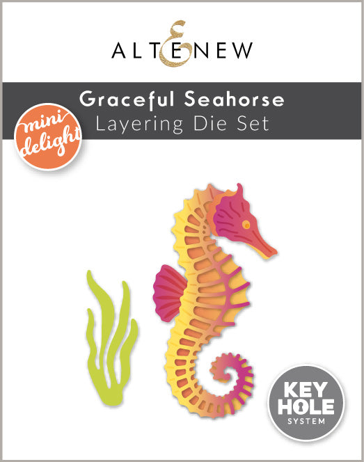 Altenew Mini Delight: Graceful Seahorse Stamp & Die Set