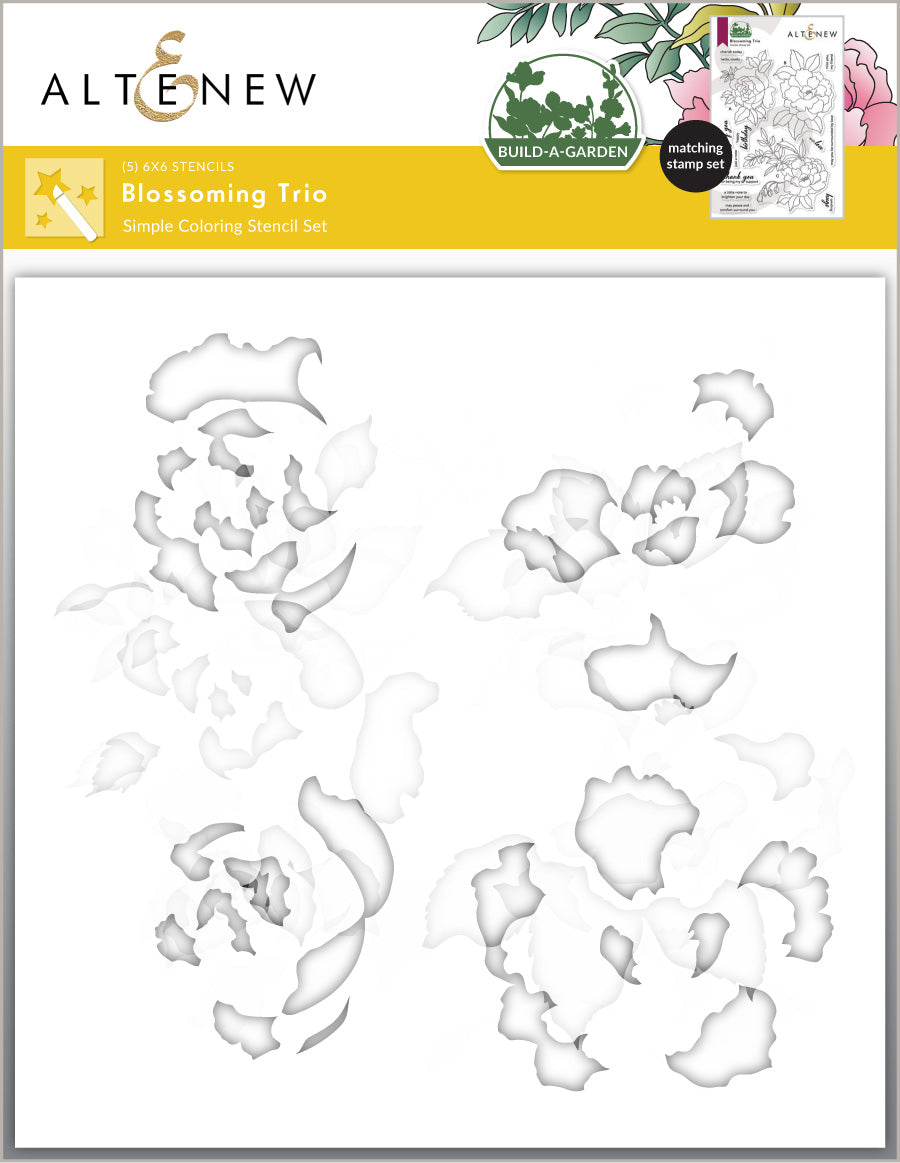 Altenew Build-A-Garden: Blossoming Trio & Add-on Die Bundle