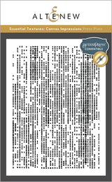 Altenew Essential Textures: Canvas Impressions Press Plate - ALT11502