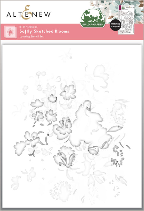Altenew Build-A-Garden: Softly Sketched Blooms - ALT11507BN