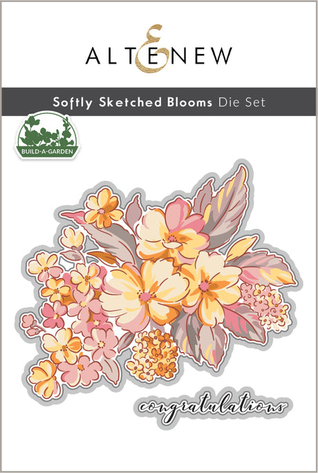 Altenew Build-A-Garden: Softly Sketched Blooms - ALT11507BN