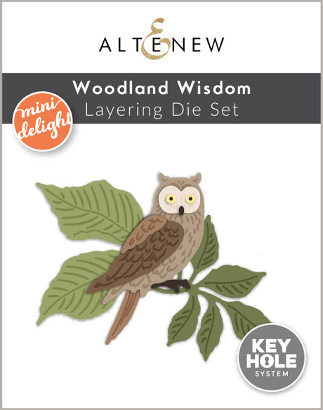Altenew Mini Delight: Woodland Wisdom Stamp & Layering Die Set