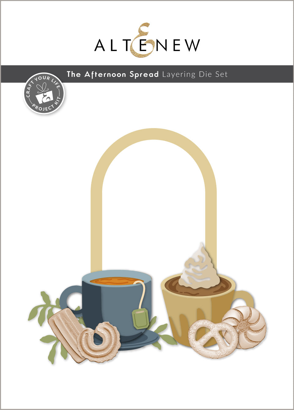 Altenew Craft Your Life Project Kit: The Afternoon & Add-on Die Bundle