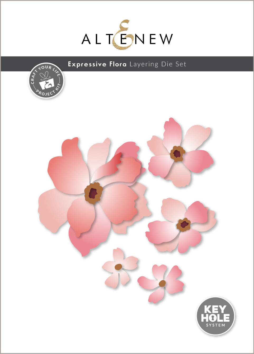 Altenew Craft Your Life Project Kit: Expressive Flora & Add-on Die Bundle - ALT11641BN