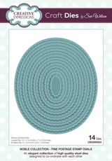 Sue Wilson Fine Postage Stamp Ovals Craft Dies