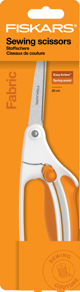 Fiskars Scissors Fabric Easy Action Spring Assist 26cm (1070070)