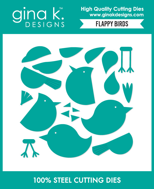 Gina K Designs DIE - Flappy Birds - DW-DIE0832