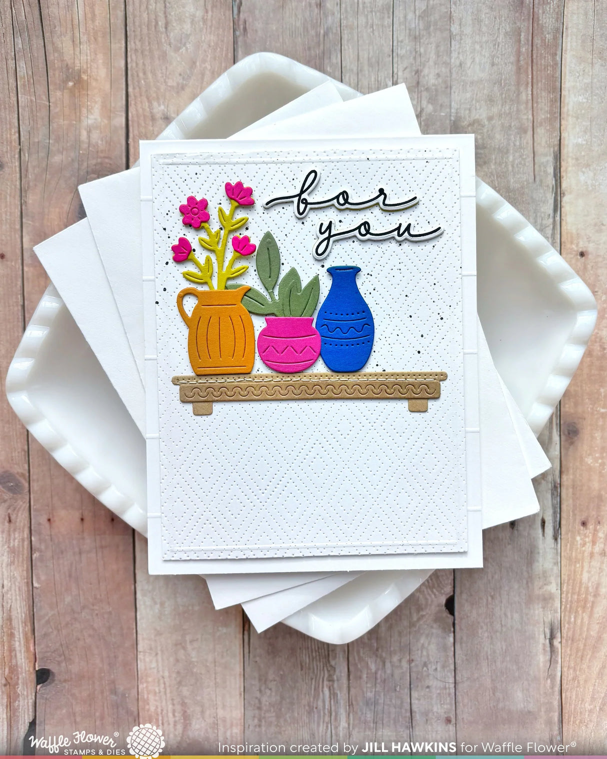 Waffle Flower Craft Floral Shelf Die