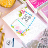 Pinkfresh Studio Floral Tale die/Stencil Bundle