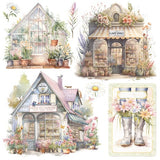 Ciao Bella Flower Shop 6x6 Inch Vellum Fussy Cut (6pcs) (CBVQ016)