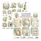 ScrapBoys Flowers Melody 12x12 Inch Paper Pad (SB-FLME-08)