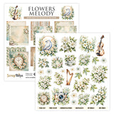 ScrapBoys Flowers Melody 12x12 Inch Paper Pad (SB-FLME-08)