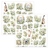 ScrapBoys Flowers Melody 12x12 Inch Paper Pad (SB-FLME-08)