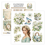 ScrapBoys Flowers Melody 6x6 Inch Paper Pad (SB-FLME-09)
