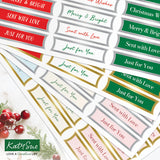 Katy Sue Designs Foiled Christmas Banners – Festive Colours (96 sentiments)