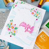 Pinkfresh Studio Fragrance Notes Stamp, Die & Stencil Bundle