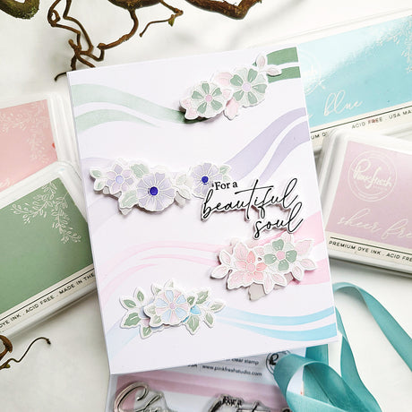 Pinkfresh Studio Fragrance Notes Stamp, Die & Stencil Bundle