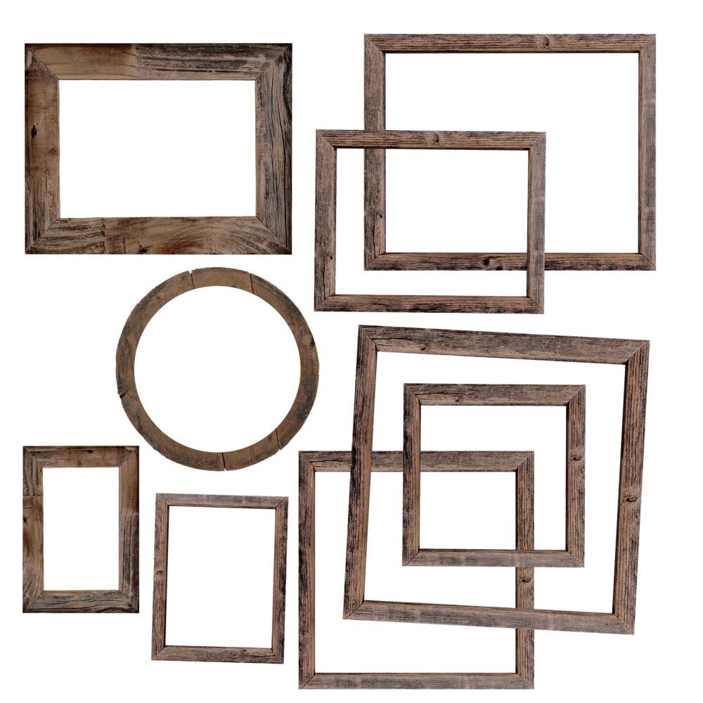 49 And Market Chipboard Set Frames, Evergreen Season