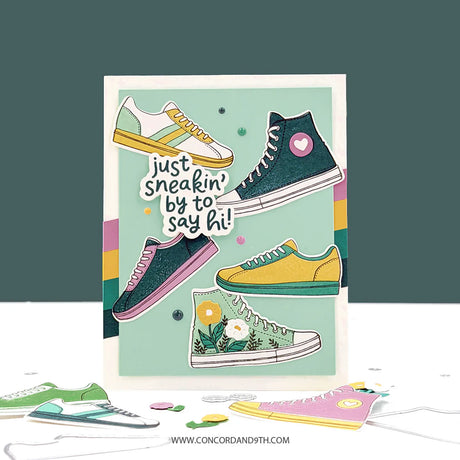 Concord & 9th Fresh Kicks Stamp Set & Die Bundle