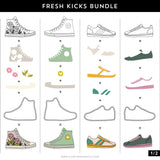 Concord & 9th Fresh Kicks Stamp Set & Die Bundle