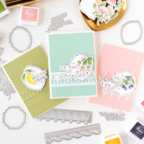 Pinkfresh Studio Cottage Frames Stamp/die/stencil Bundle