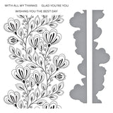 Spellbinders Exclusive Friendship Grows Press Plate & Die Set & Stencil - BetterPress Society November 2025