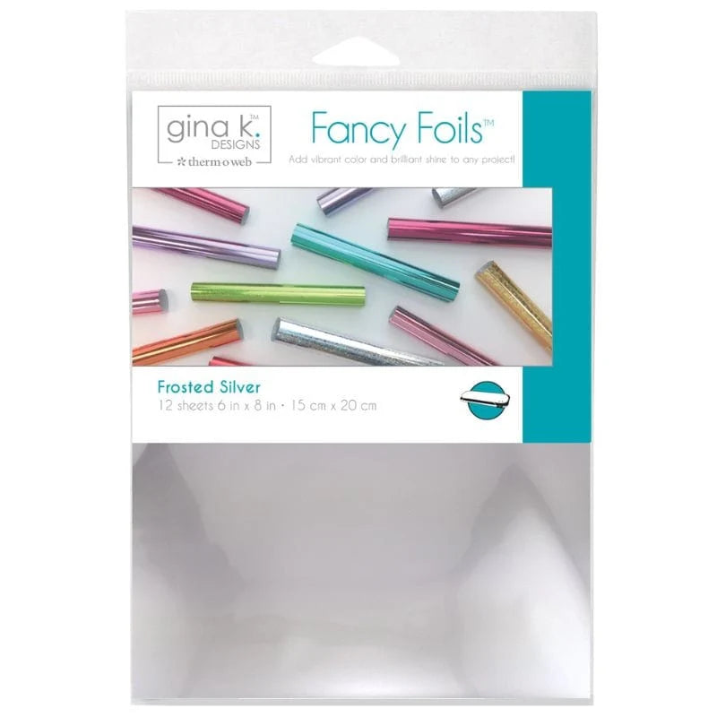 Gina K Designs Fancy Foil – Frosted Silver, Matte
