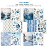 Ciao Bella Frozen Land Junk Journal Ephemera Book A4 32/Pkg