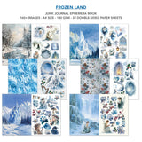 Ciao Bella Frozen Land Junk Journal Ephemera Book A4 32/Pkg
