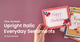 Spellbinders Upright Italic Everyday Sentiments Press + Foil Bundle by Paul Antonio